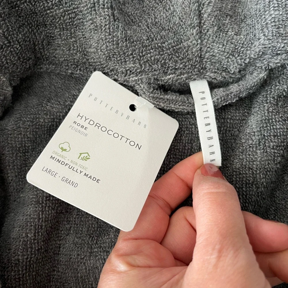 Pottery Barn Gray Robe - Picture 6 of 7